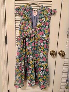 Banjanan “Chandra” dress - Melodic Floral - Vista Blue - XS   Great condition!